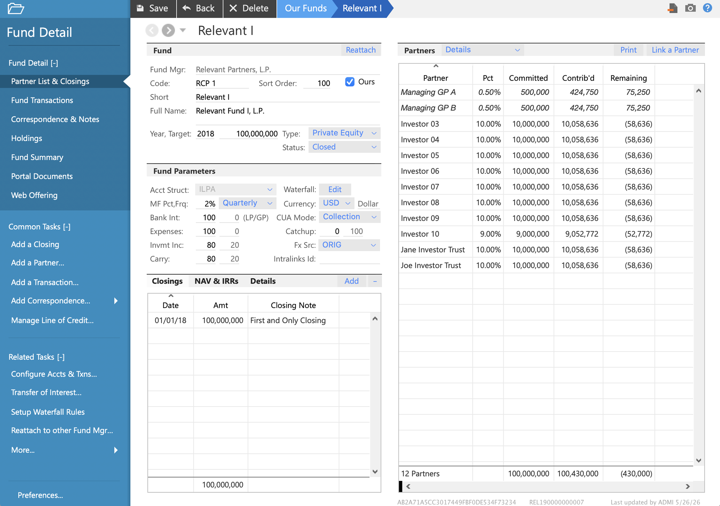 Fund Administration Software for Private Equity | REW