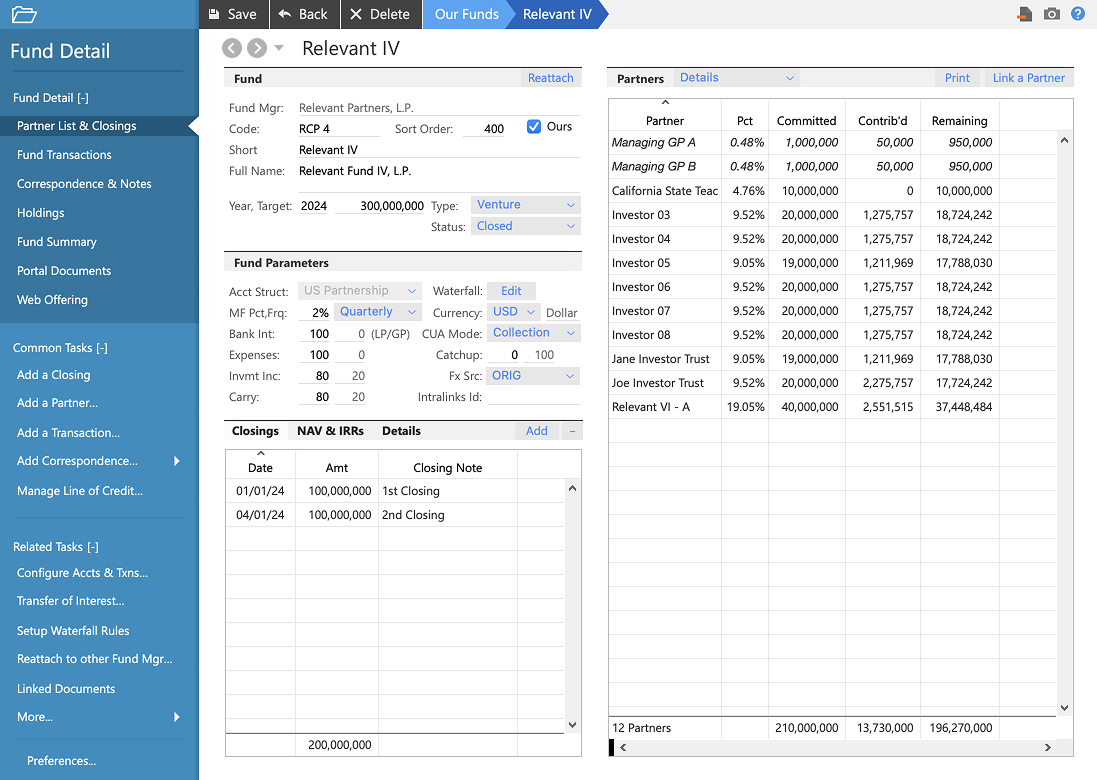 Fund Administration Software for Private Equity | REW
