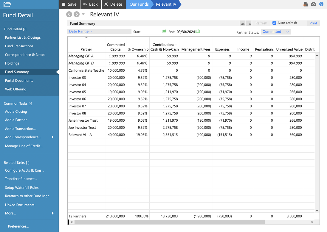 Fund Administration Software for Private Equity | REW