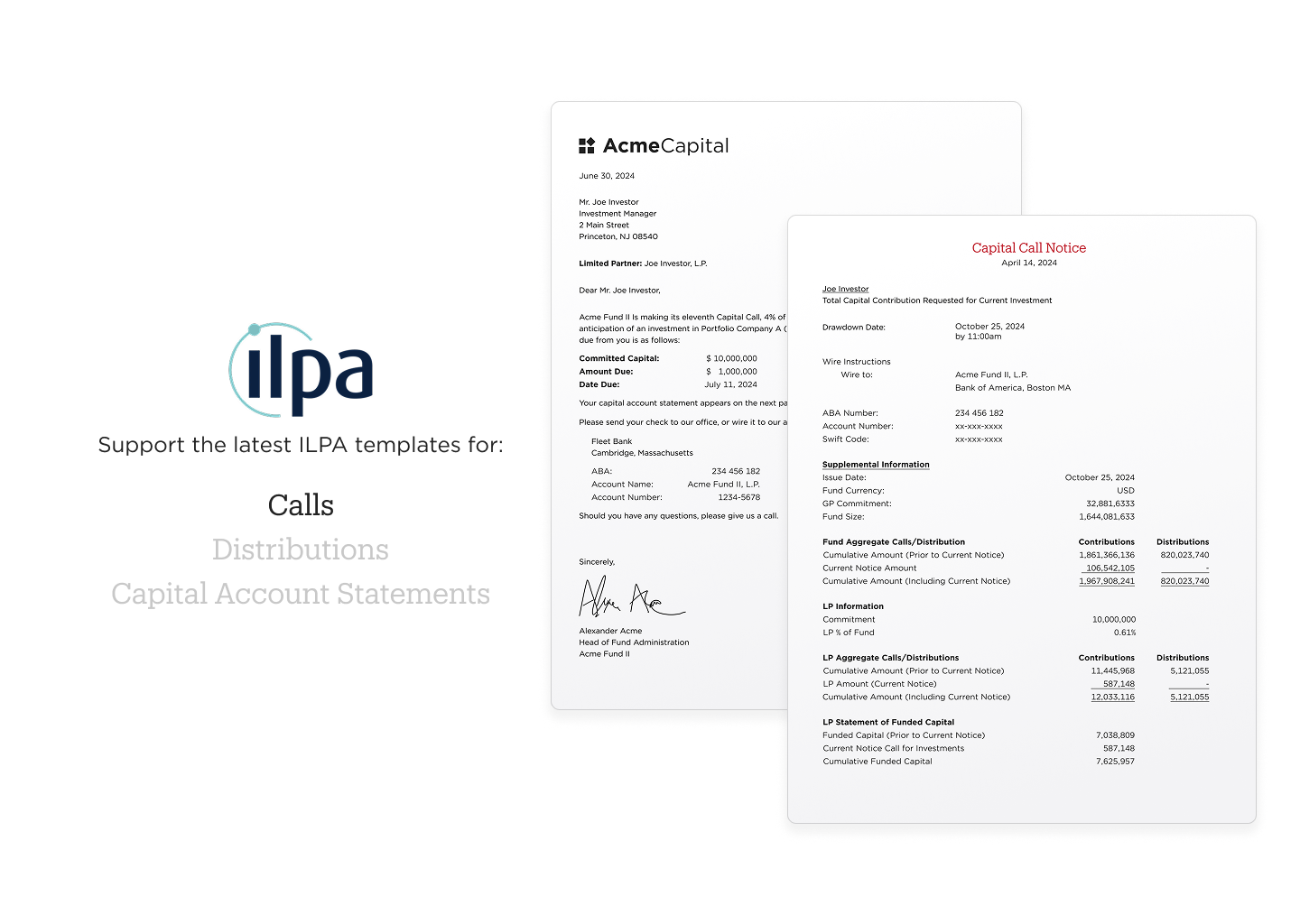 Capital Call Notice Example.pdf PE Investor Relations Software - LP Communications | REW
