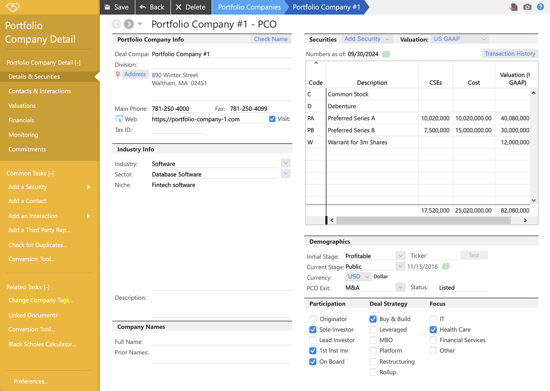 Portfolio Management Software for Private Equity | REW
