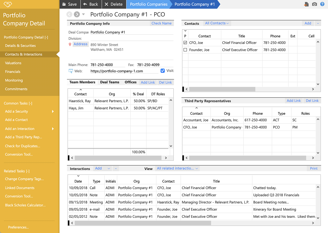 Portfolio Management Software for Private Equity | REW