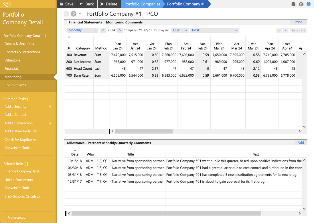 Portfolio Management Software for Private Equity | REW
