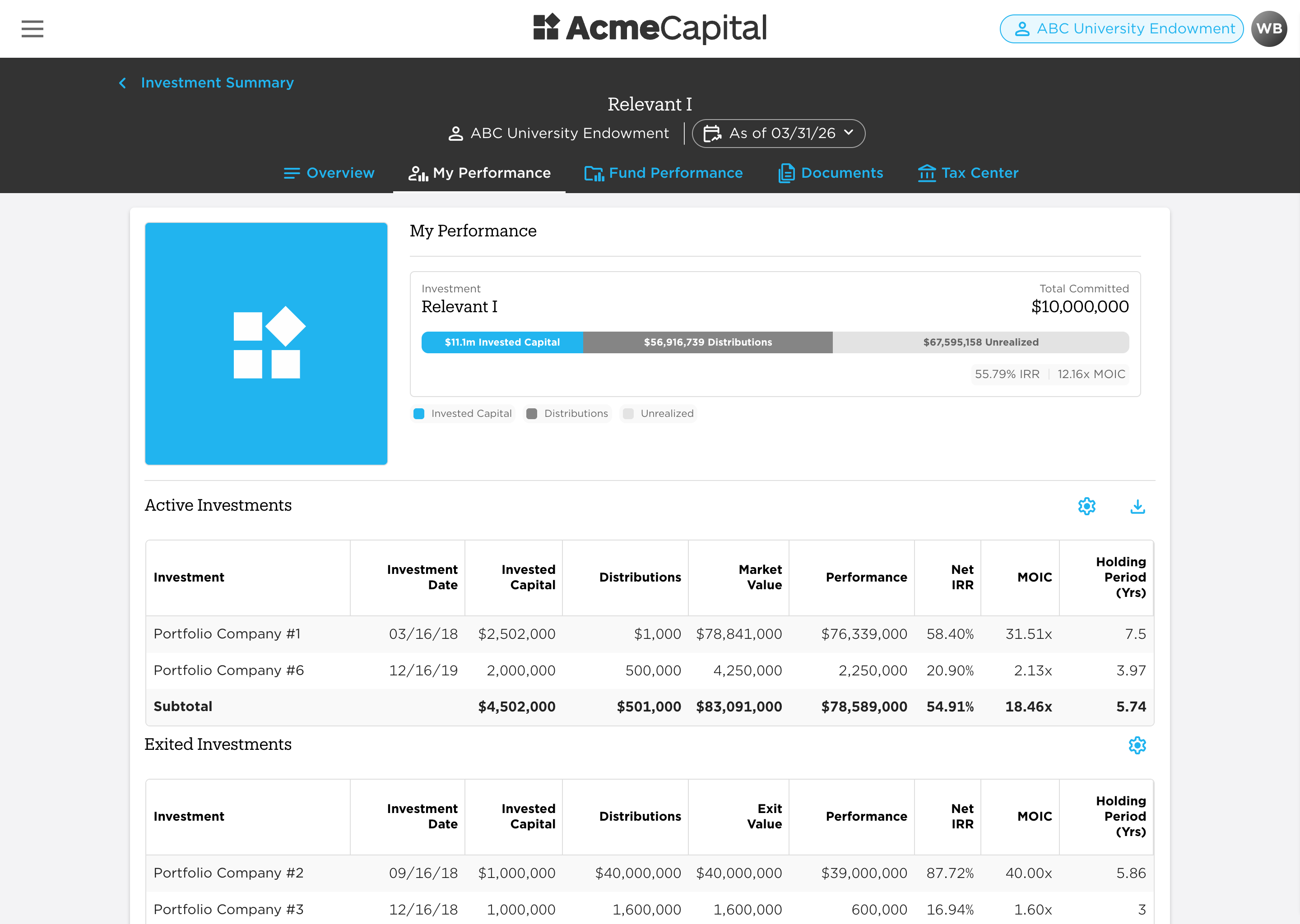 Investor Portal Software for Private Equity | REW