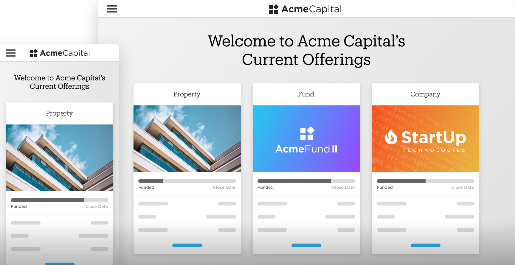 P-Capital Raising Portal Slide